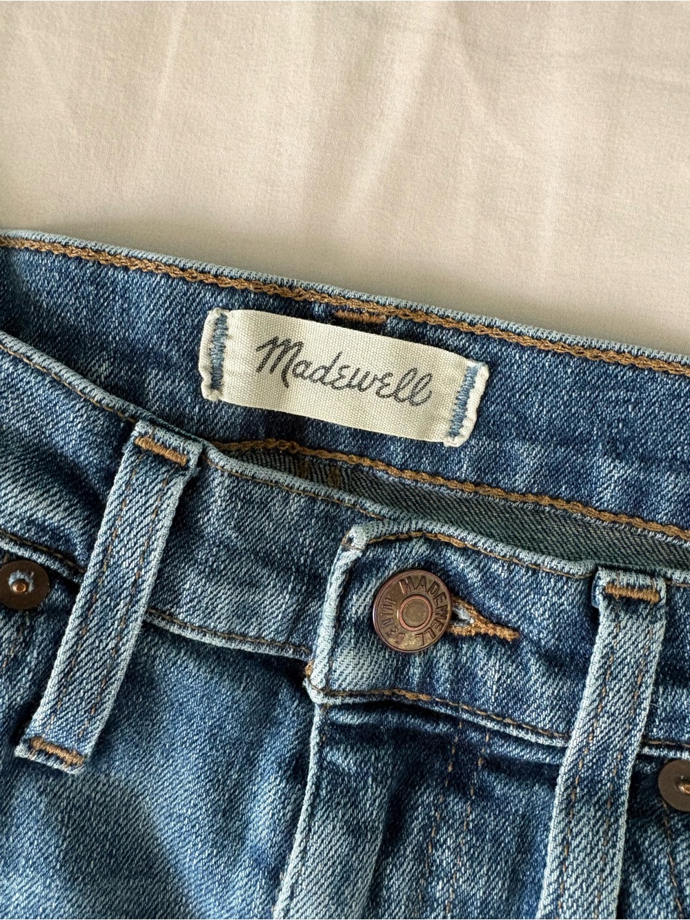 Madewell High-Rise Light Blue Denim Jeans